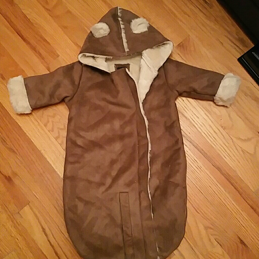 NWT Gap baby bundle sack- bunting- micro suede